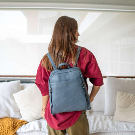 Mochila Curitiba Azul Piedra