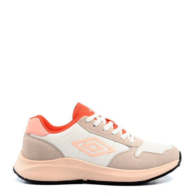 Championes de Mujer Umbro Volcan II Beige - Blanco