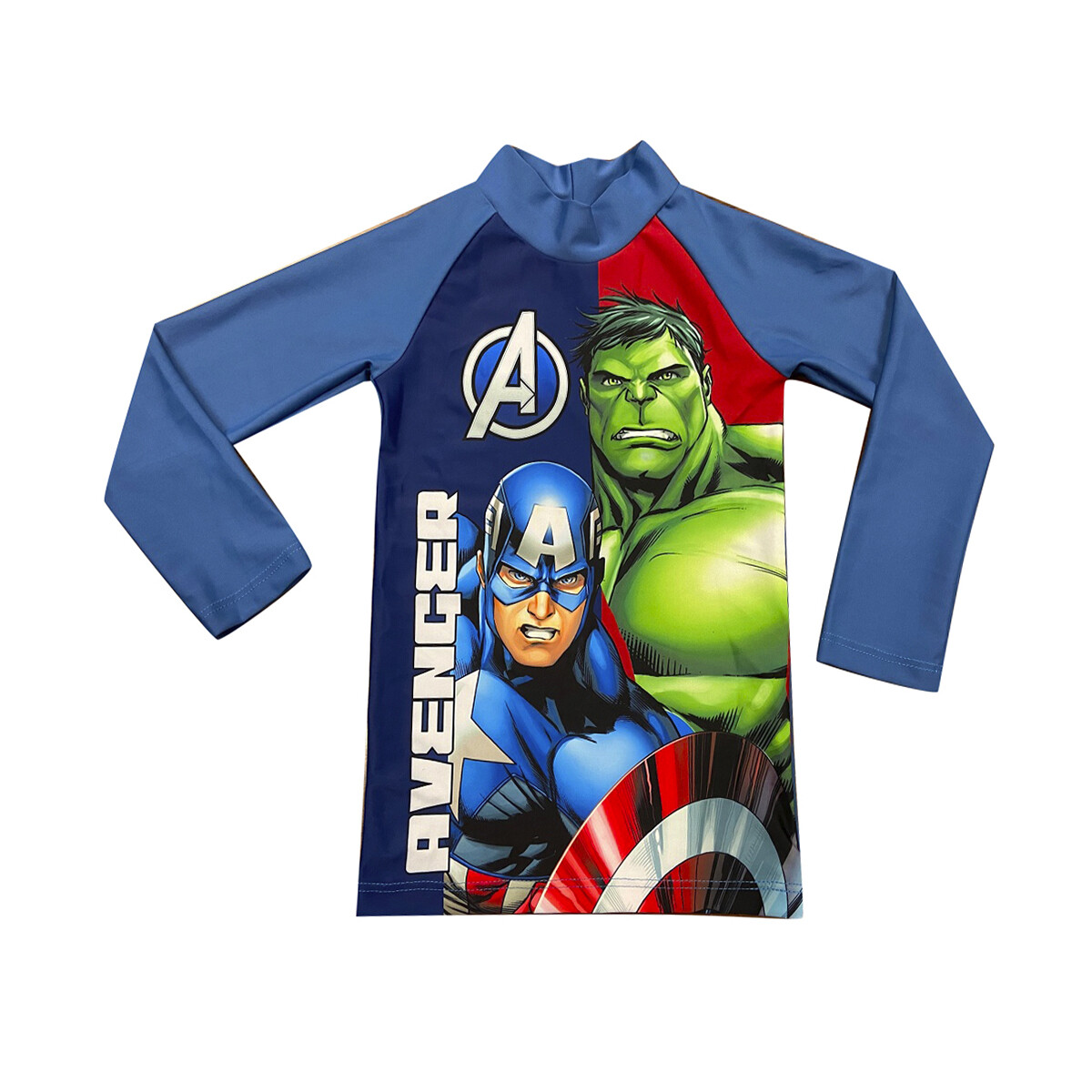 Remera UV Malla Infantil Varios Talles - Avengers 