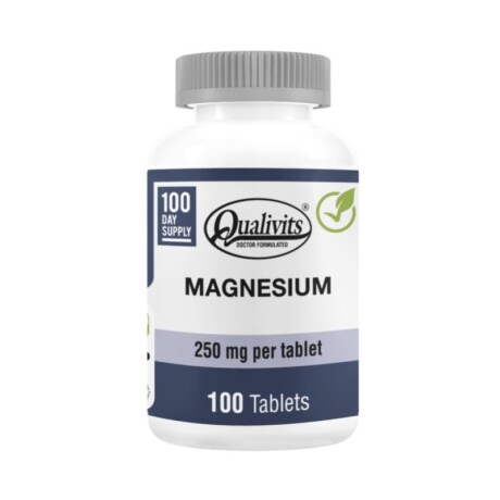 Qualivits Magnesium 250mg 100caps Qualivits Magnesium 250mg 100caps