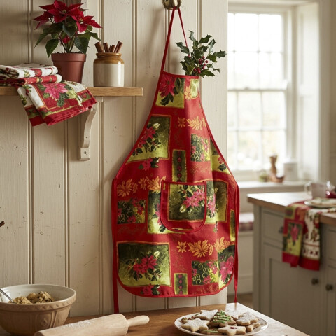 Delantal Impermeable 60 cm x 80 cm Navidad11