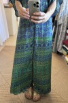 Vestido Manu de seda Tonos azules