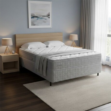 SOMMIER PLAZA Y MEDIA 1.10CM BASE CAMA COLCHÓN BIOTERAPIA SOMMIER PLAZA Y MEDIA 1.10CM BASE CAMA COLCHÓN BIOTERAPIA