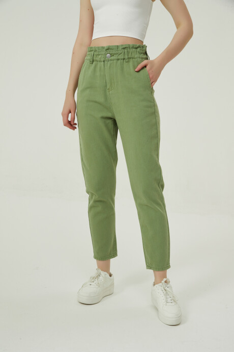 Pantalon Narrabri Verde Oliva