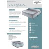 Colchón Ecoflex 1 Plaza Densidad 33 0.80 x 1.90 x 0.17 Colchón
