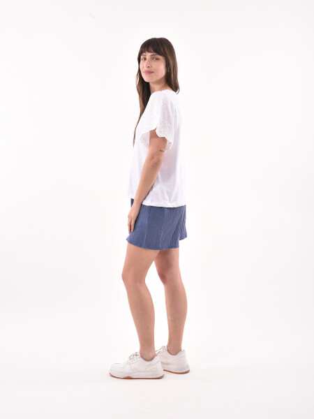 REMERA BUTTERFLY BLANCO