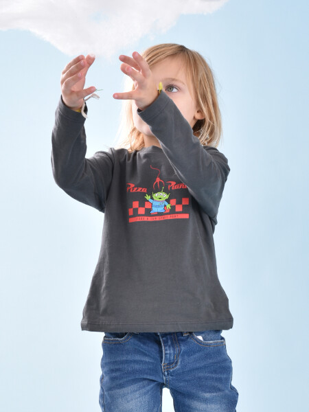 REMERA SPACE SPORT GRIS (V)