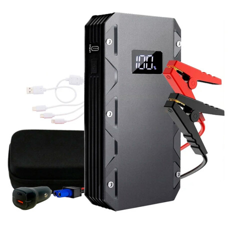 CARGADOR BATERIA - ARRANCADOR AUTOS NAFTA HASTA 1500CC 12.000MAH - CARGADOR BATERIA - ARRANCADOR AUTOS NAFTA HASTA 1500CC 12.000MAH -