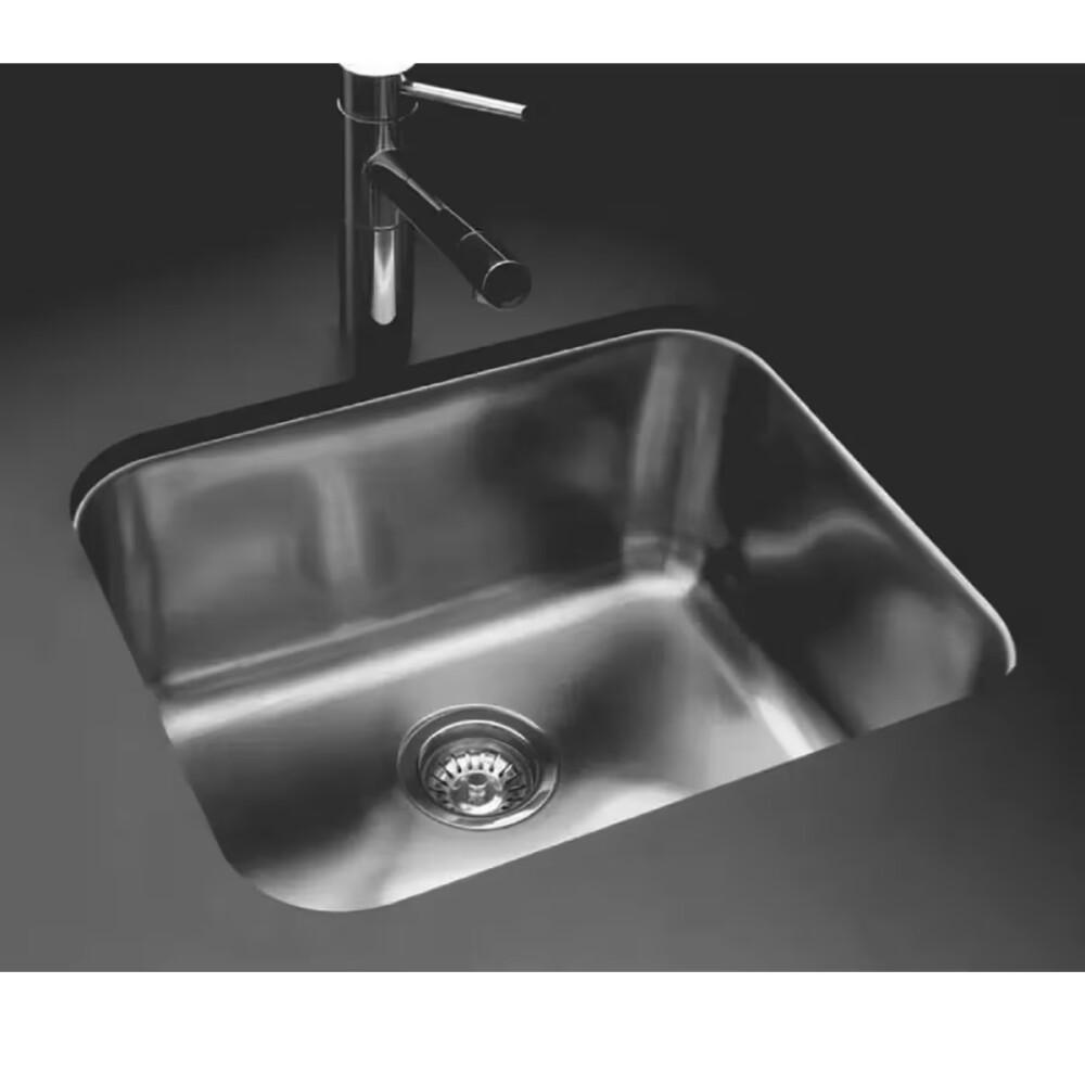 Pileta de cocina simple de pegar ac.304 44x39x21 Pileta De Cocina Simple De Pegar Ac.304 44x39x21