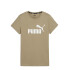 Remera de Mujer Puma Essentials Logo Beige - Blanco