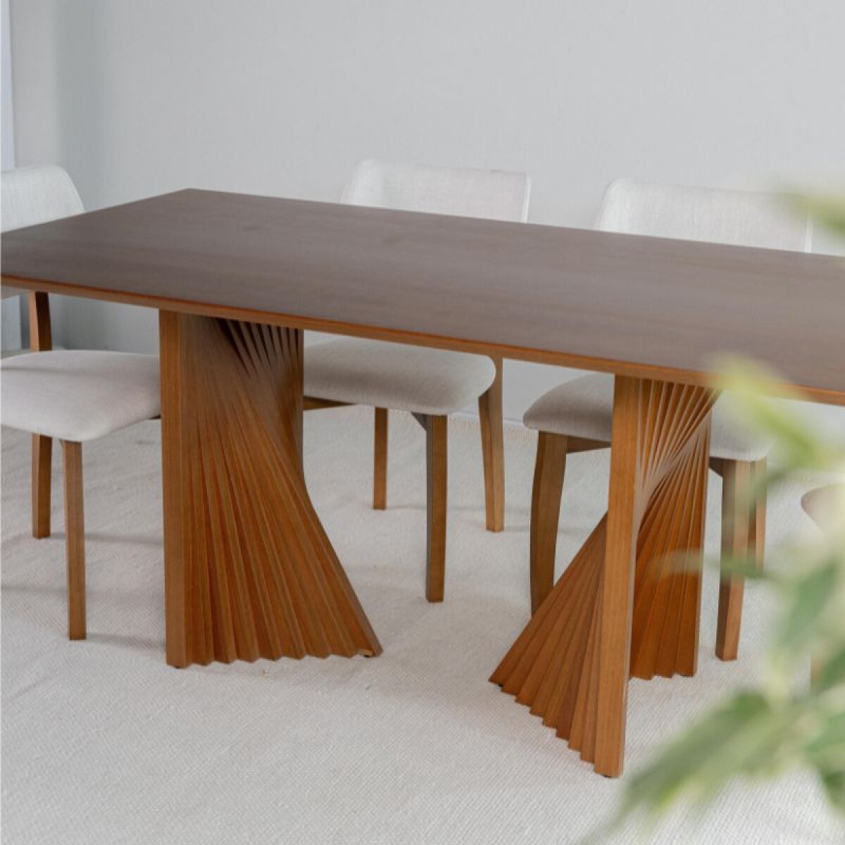 Mesa Leque - 160 x 100 tapa recta 