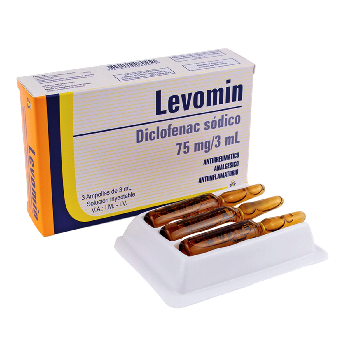 LEVOMIN CJ X 3 AMPOLLA 