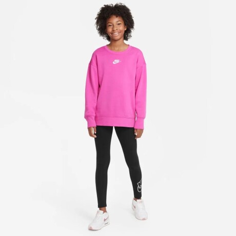 Buzo Nike Niño Club Flc Bf Crew Lbr Active Fuchsia White S/C