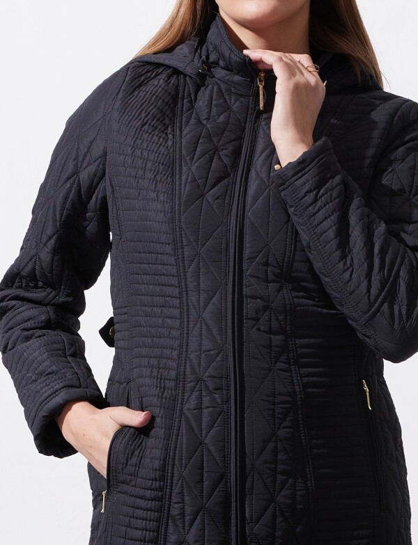 Campera Capitoneada NEGRO