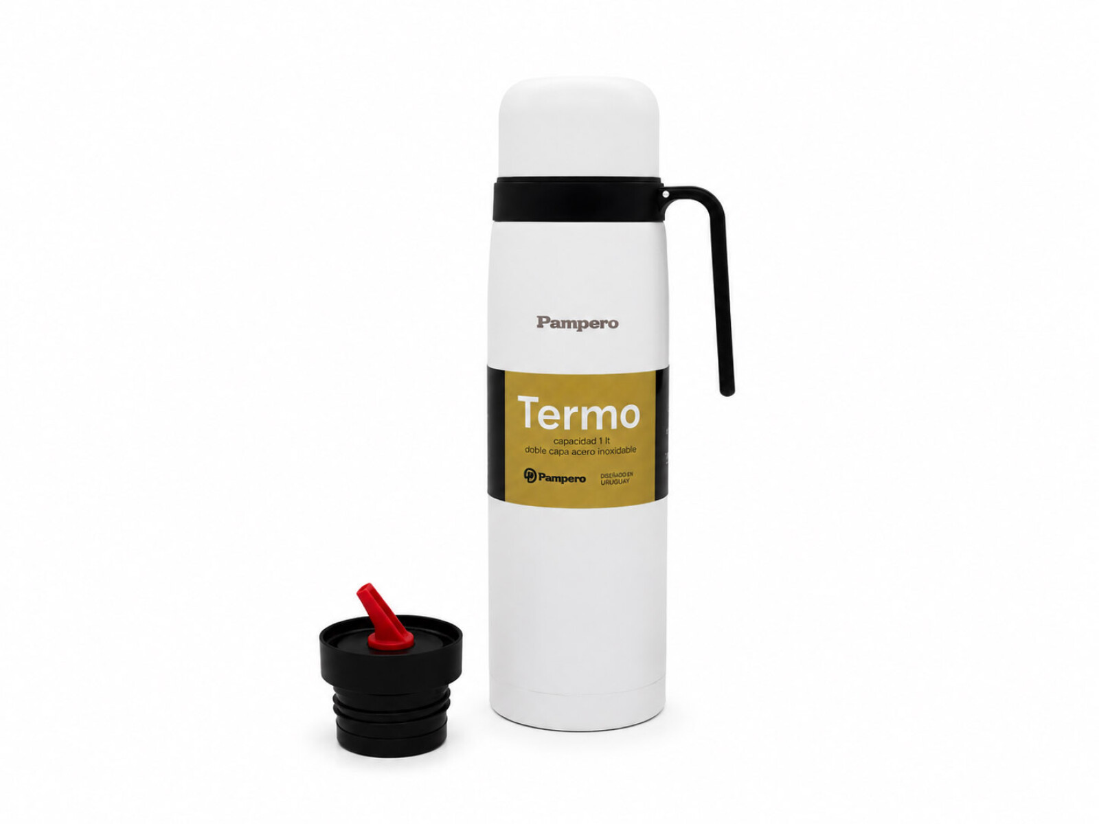 TERMO MANIJA RIGIDA 1LT 9023 - Blanco 