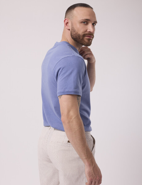 T-shirt sobreteñida azul