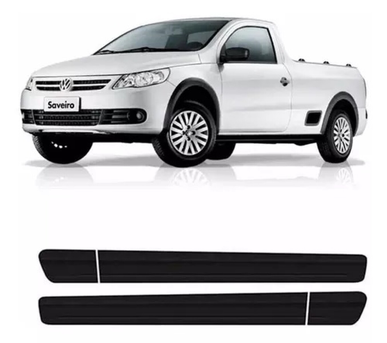 MOLDURA DE PUERTA TRASERA DERECHA SAVEIRO 