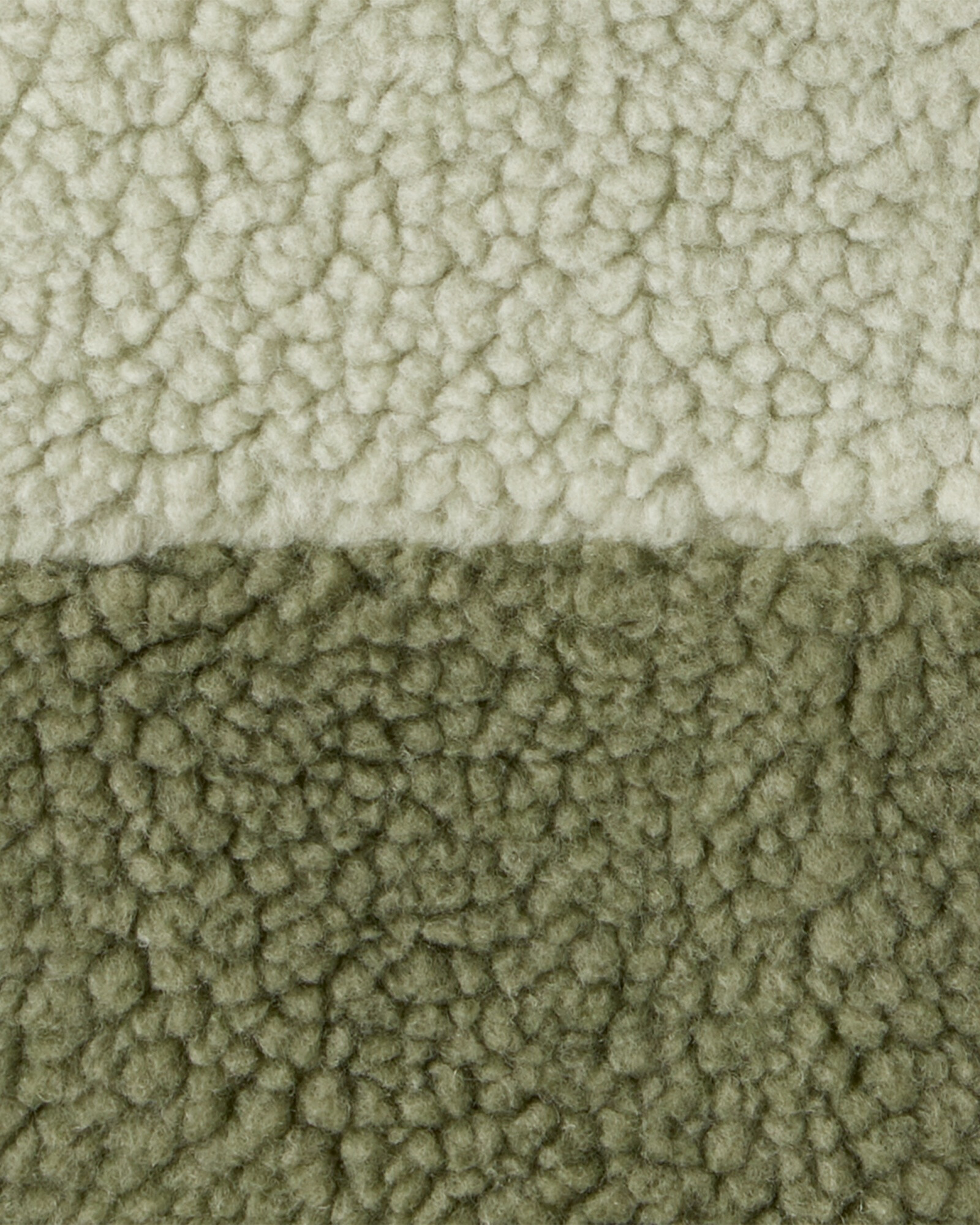 Chaleco de sherpa, verde Sin color