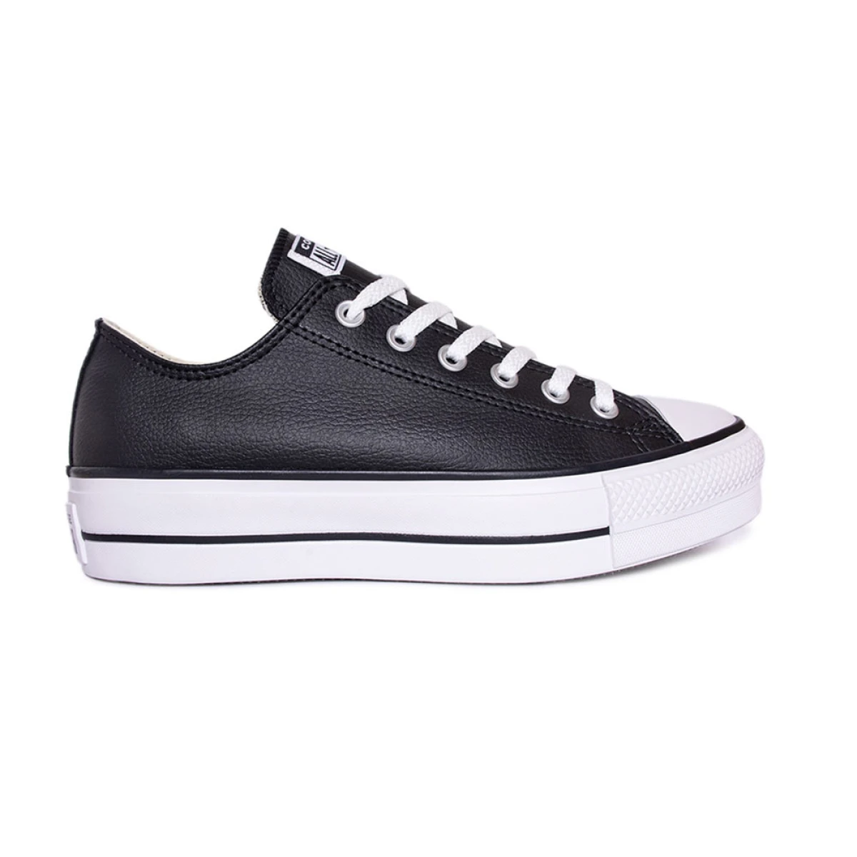 CONVERSE CHUCK TAYLOR AS LIFT OX - Black 