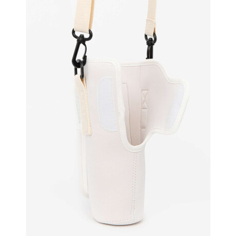 Porta Vaso Con Correa Blanco Crema