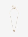 Cadena Corta con Dije Cubic zirconia Collar Corazón Cubic Zirconia - Dorado