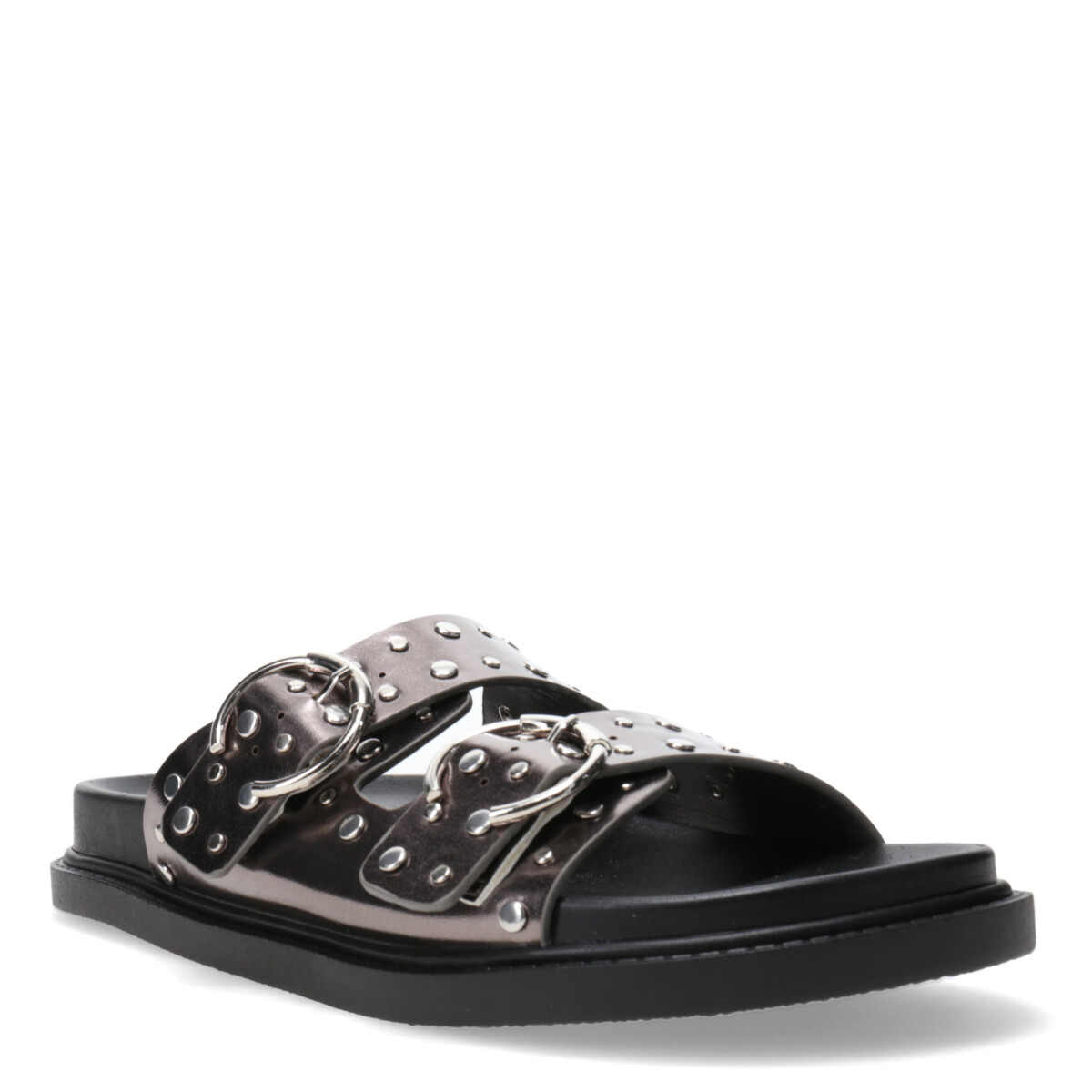 Sandalia MEDA con tachas y hebillas MissCarol - Pewter 