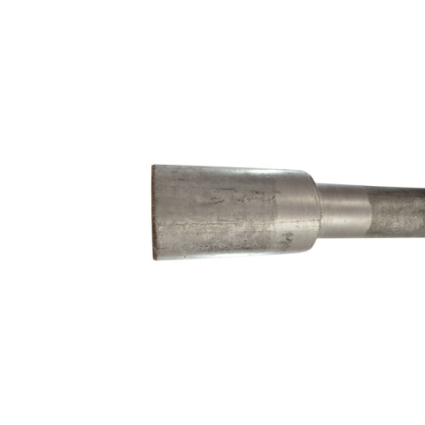 Brazo galvanizado curvo 11/4" de 2 metros B41009