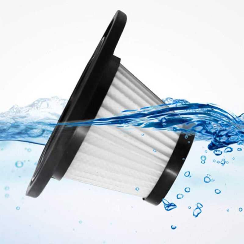 Aspiradora portátil inalámbrica recargable NEGRO