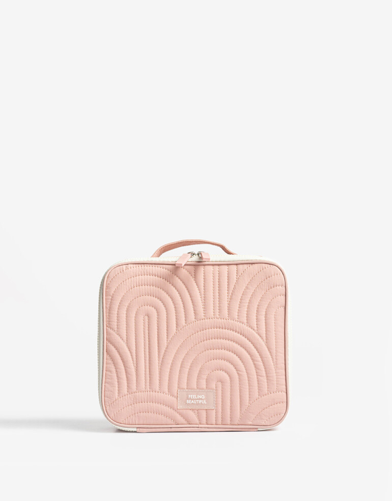 Porta Cosméticos Beauty Case Rosa Claro - Rosa Claro