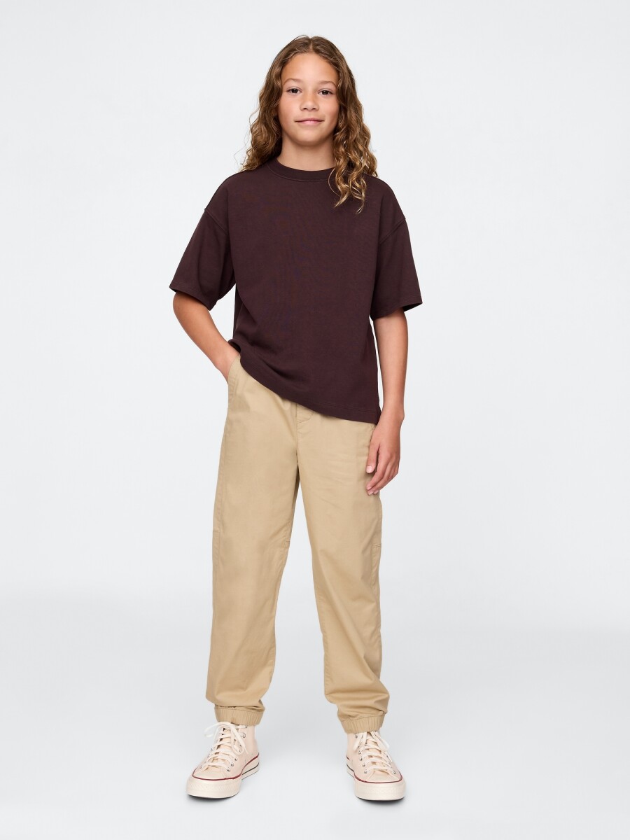 RELAXED EVERYDAY JOGGER - ICONIC KHAKI 