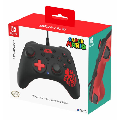 Control Cableado Wired Horipad Turbo - Super Mario Control Cableado Wired Horipad Turbo - Super Mario
