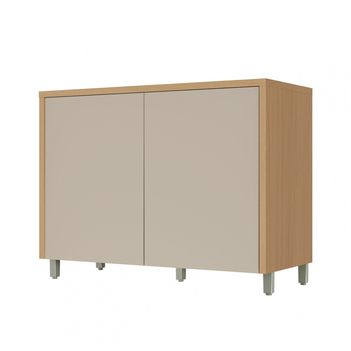 Bajo Mesada 2 Puertas Condessa Marron/Gris 