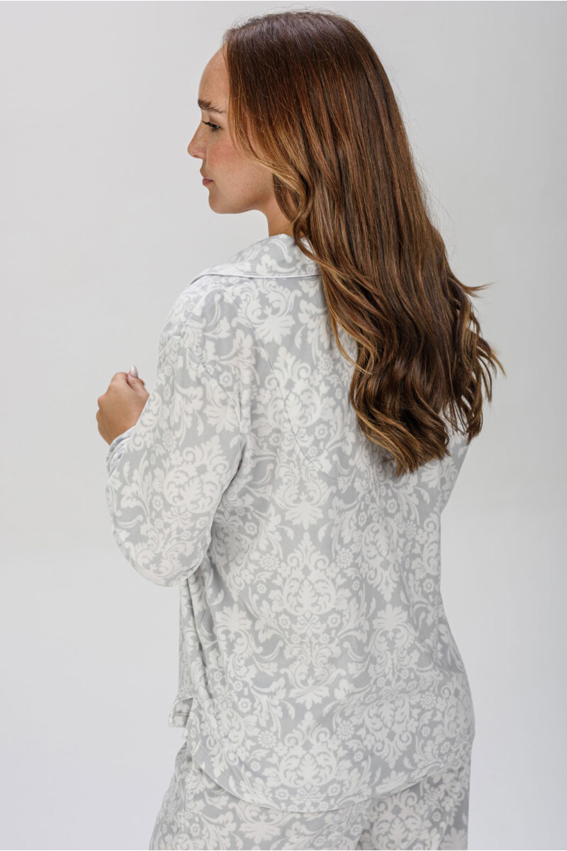 PIYAMA ESTAMPADO ESTAMPADO GRIS