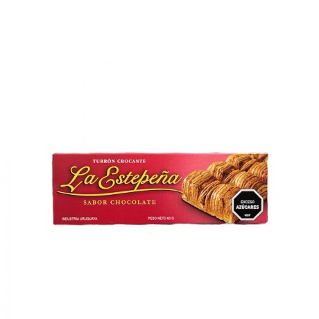 Turron La Estepeña Crocante 60grs Sabor Chocolate