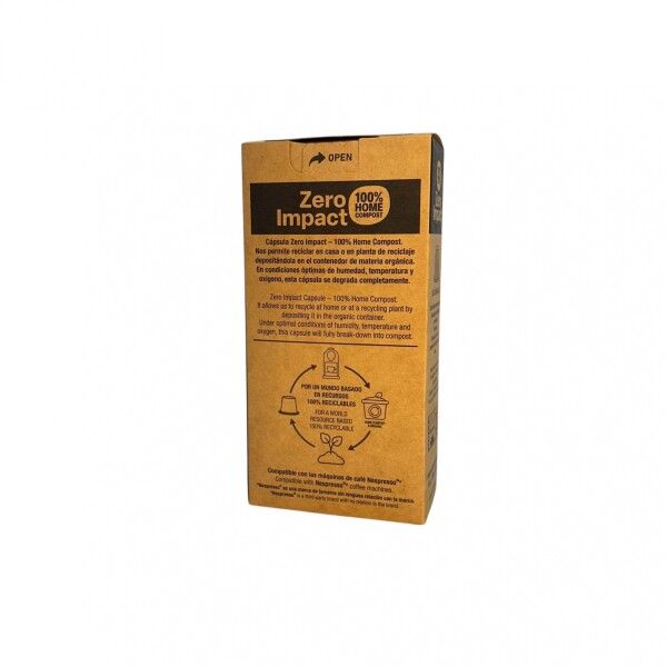 CÁPSULAS CAFÉ FUERTE ZERO IMPACT X 10 U Unica