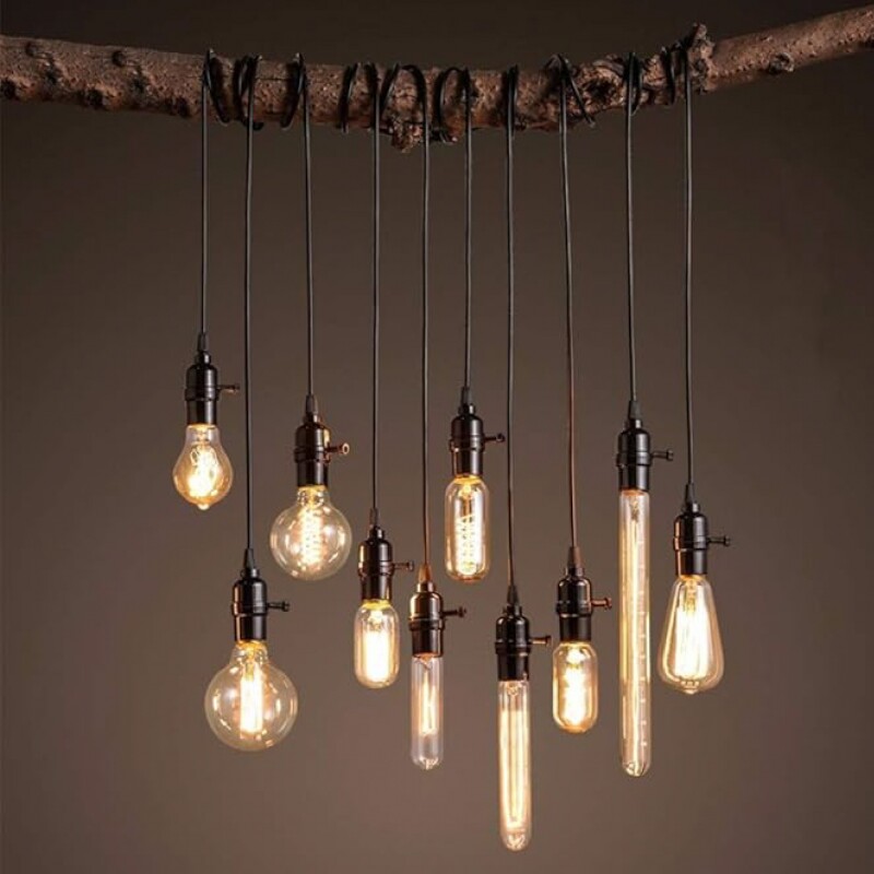 ARTEFACTO COLGANTE DECORATIVO AMELIA Lámpara Colgante Amelia Negro Mate