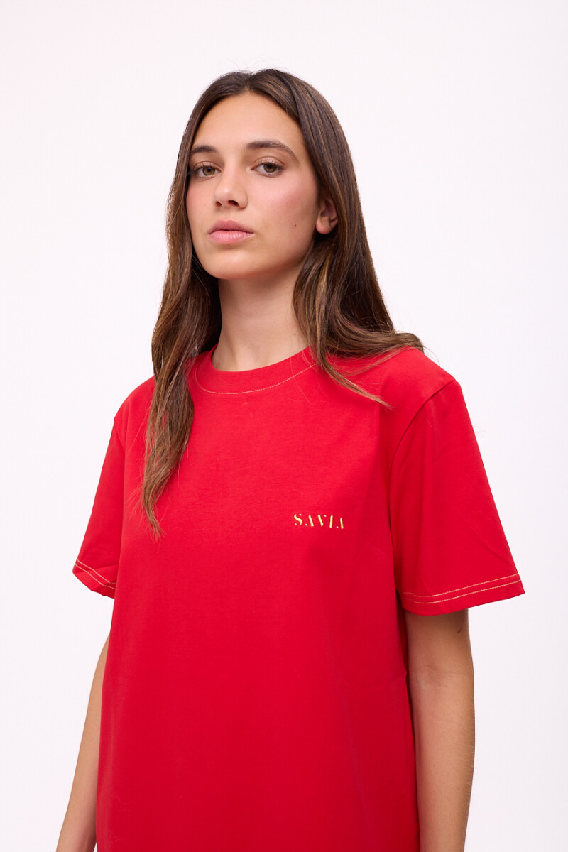 VESTIDO SAVIA Rojo