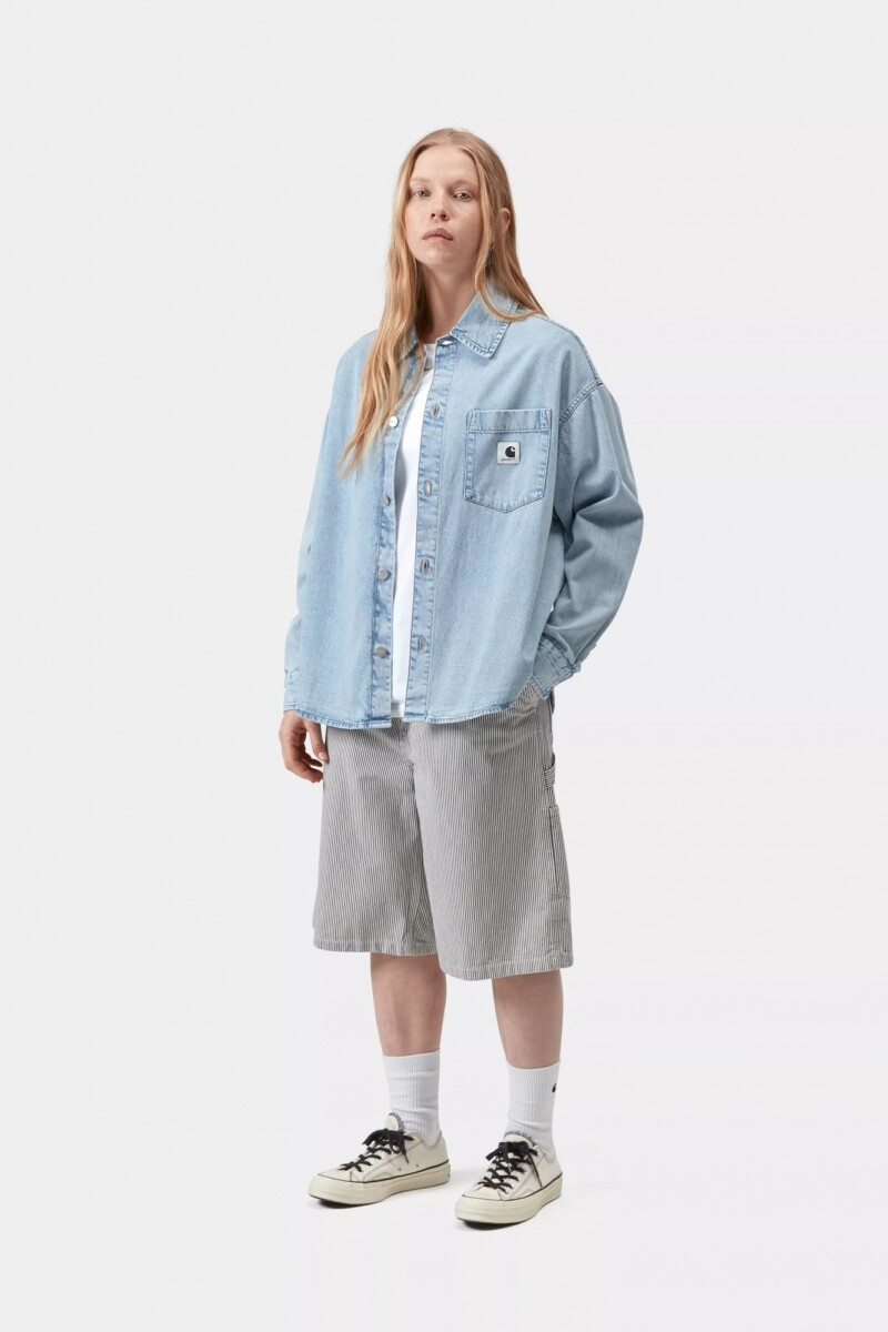 CAMISA ALTA Celeste