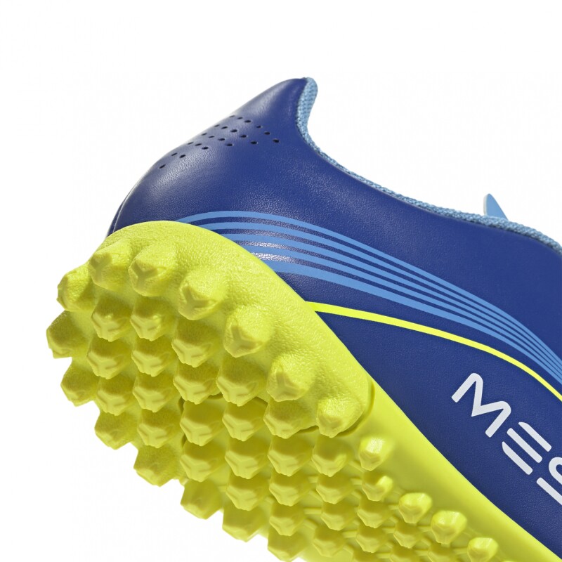 Championes adidas F50 Messi Club Césped artificial de niño Blue & Green