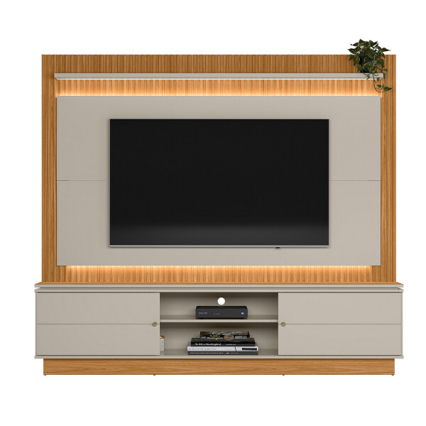 RACK "GUARARAPES" CON CINTA LED NATURE/OFF WHITE Rack "guararapes" Con Cinta Led Nature/off White