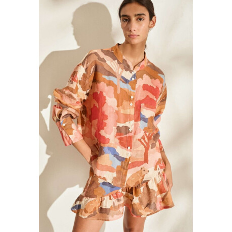 CAMISA REMO PRINT Sol