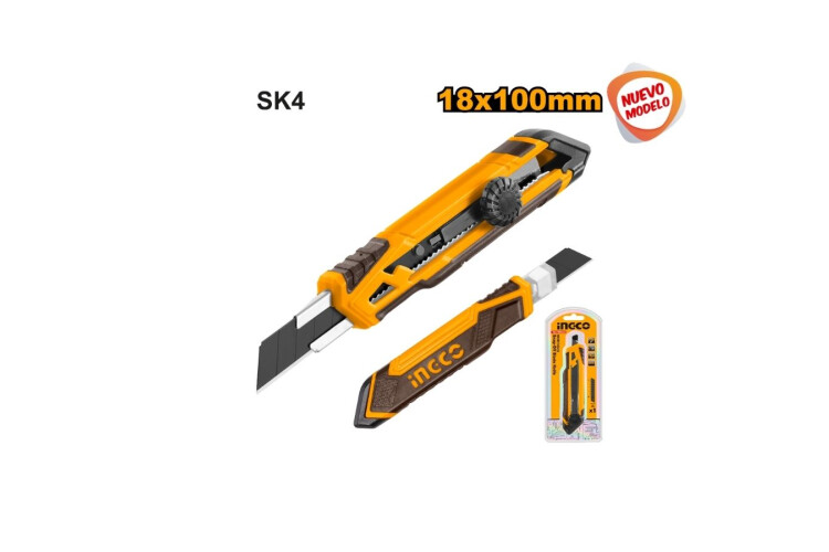 RINCHETA 18 MM CON 1 HOJA MATERIAL SK5 SOFT GRIP RINCHETA 18 MM CON 1 HOJA MATERIAL SK5 SOFT GRIP