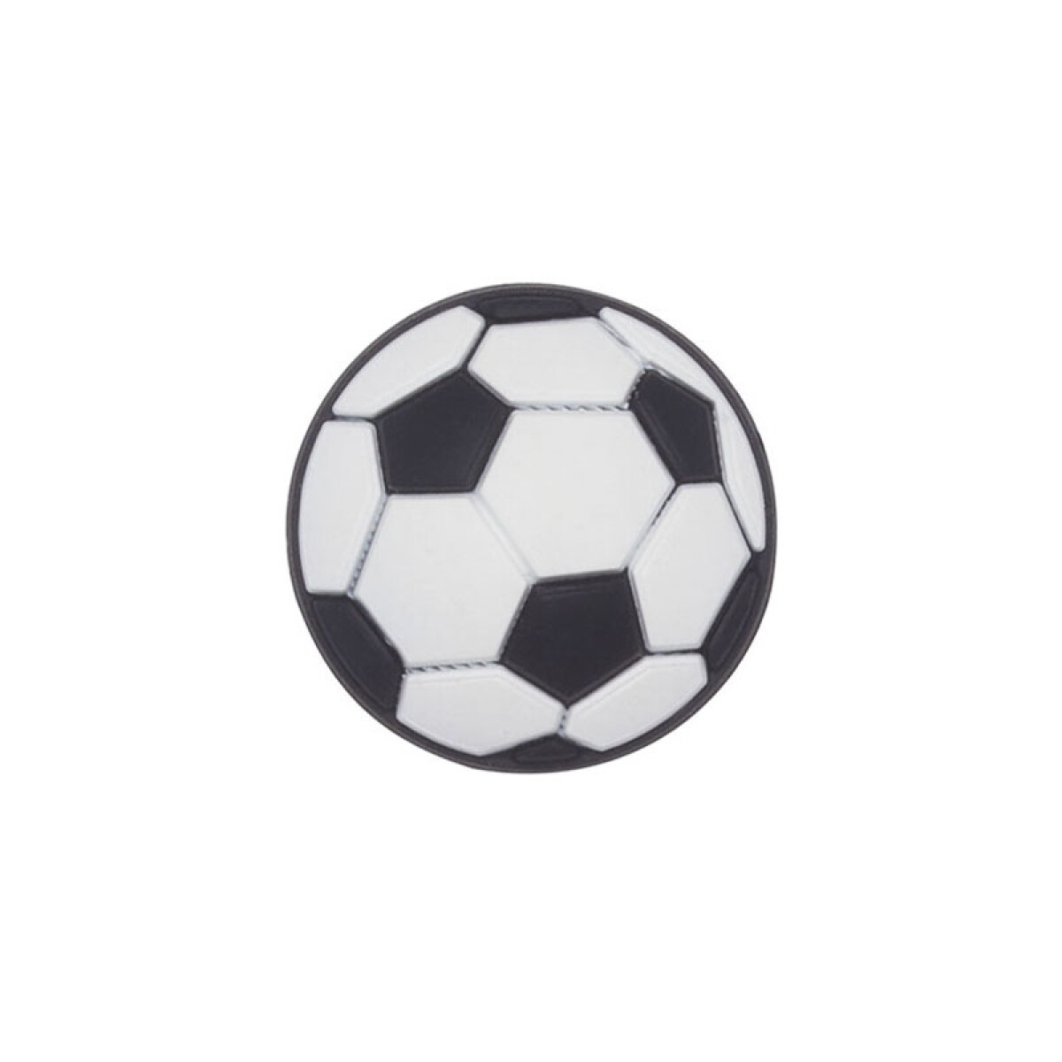 Jibbitz™ Charm Soccerball - Blanco 