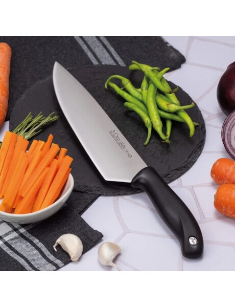 CUCHILLO CHEF 20CM CAJA PVC EVO 3 CLAVELES CUCHILLO CHEF 20CM CAJA PVC EVO 3 CLAVELES