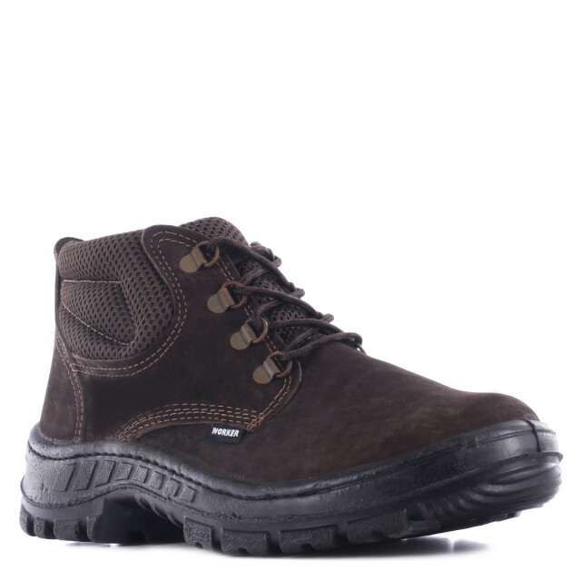 Botas de Hombre Worker Puntera de Acero Marrón