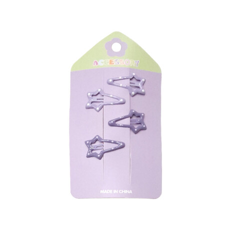 Broches pinzas para el cabello 4pcs estrellas Broches Pinzas Para El Cabello 4pcs Estrellas