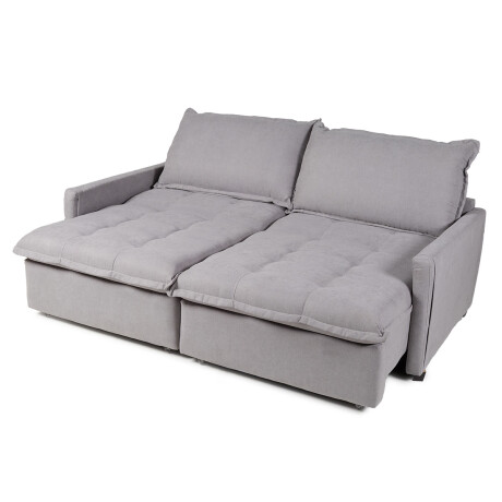 Sofá Cama Oliver - Tela Microfibra 12074 (Gris)