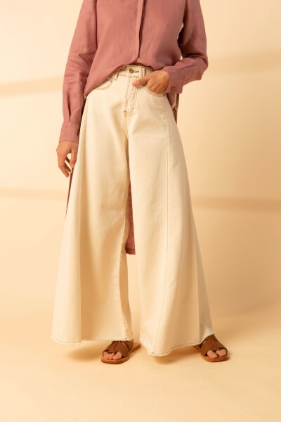 JXAVIAJA Pantalones clásicos, Beige