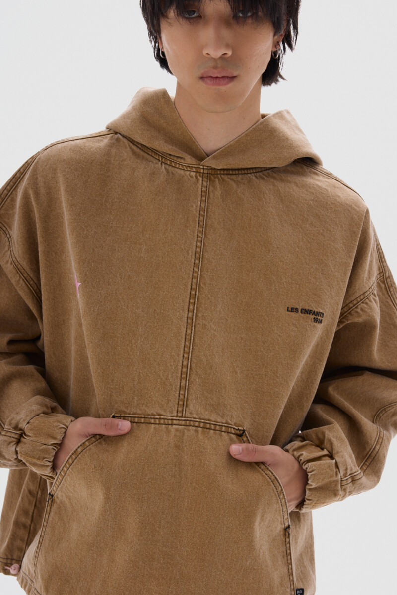 Hoodie Cooper Camel