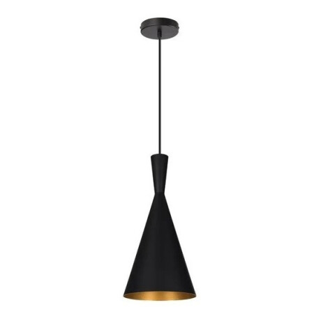 Lampara Colgante De Techo Metal Negro Negro